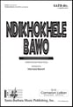 Ndikhokhele Bawo SATB choral sheet music cover